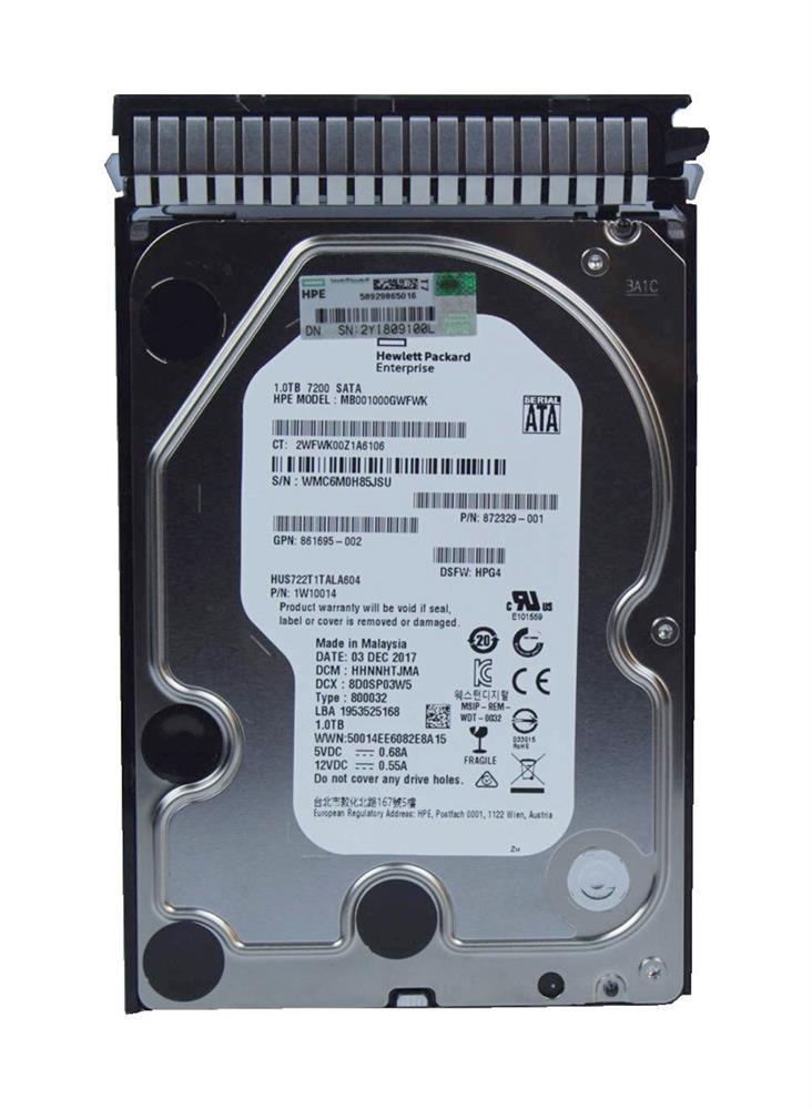 HPE 2TB 7200 SATA / PN: 872329-002